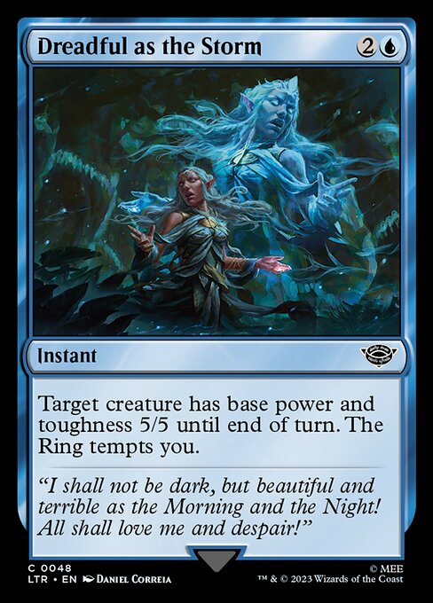 Dreadful as the Storm (Foil) - Universes Beyond: The Lord of the Rings: Tales of Middle-earth
