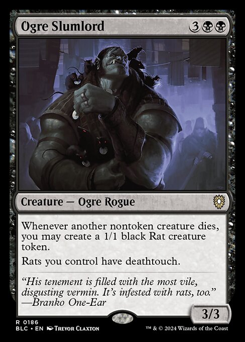 Ogre Slumlord - Commander: Bloomburrow