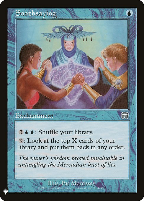 Soothsaying - The List Reprints