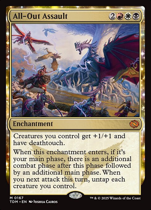 All-Out Assault (Showcase) (Foil) - Tarkir: Dragonstorm