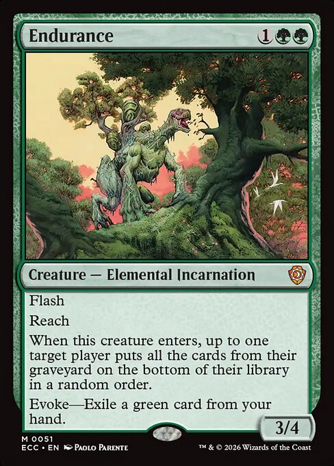Endurance - Commander: Lorwyn Eclipsed