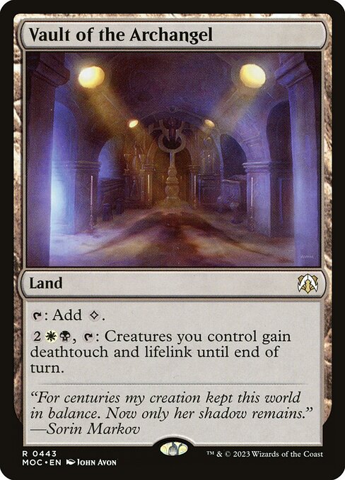 Vault of the Archangel - Commander: March of the Machine