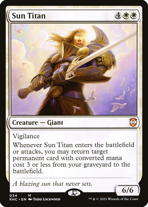 Sun Titan - Commander: Kaldheim