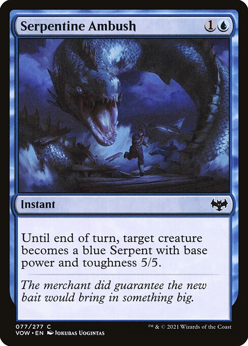 Serpentine Ambush - The List
