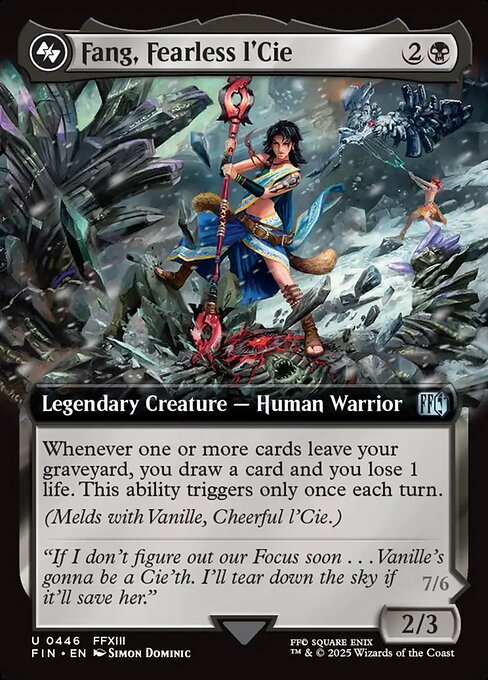 Fang, Fearless l'Cie (Extended Art) - FINAL FANTASY
