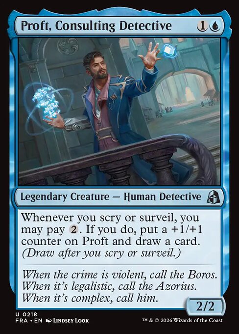 Proft, Consulting Detective (Foil) - Reality Fracture