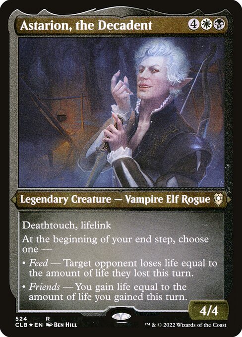 Astarion, the Decadent (Foil Etched) - Commander Legends: Battle for Baldur's Gate