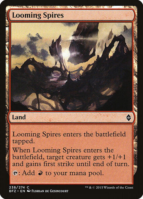 Looming Spires (Foil) - Battle for Zendikar
