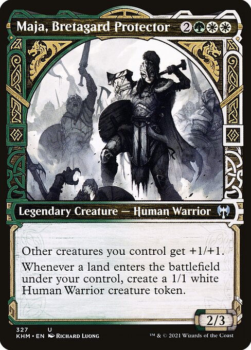 Maja, Bretagard Protector (Showcase) (Foil) - Kaldheim