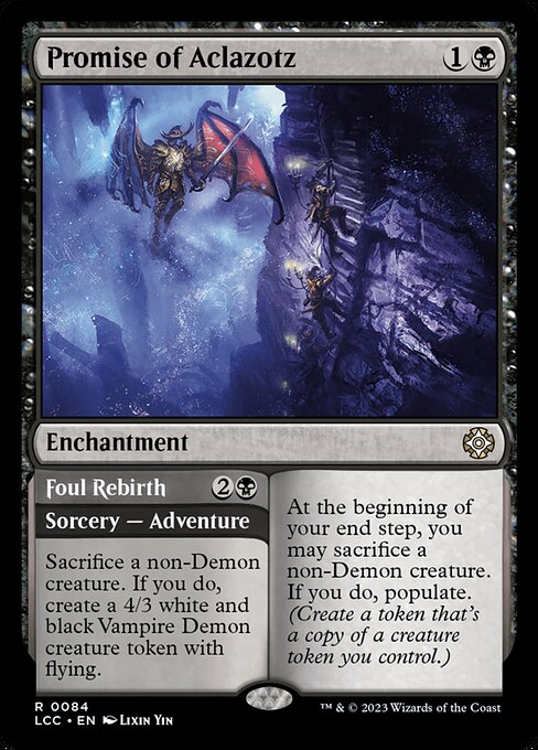 Promise of Aclazotz - Commander: The Lost Caverns of Ixalan