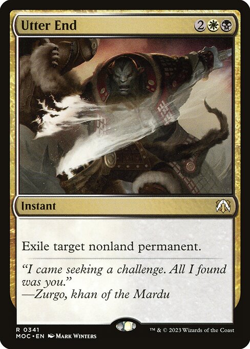 Utter End - Commander: March of the Machine