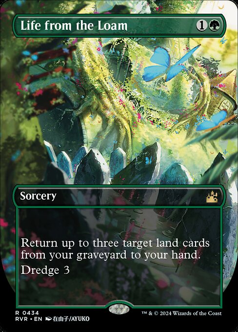 Life from the Loam (Anime Borderless) (Foil) - Ravnica Remastered