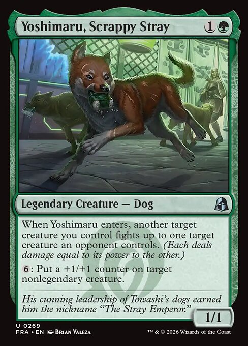 Yoshimaru, Scrappy Stray (Foil) - Reality Fracture