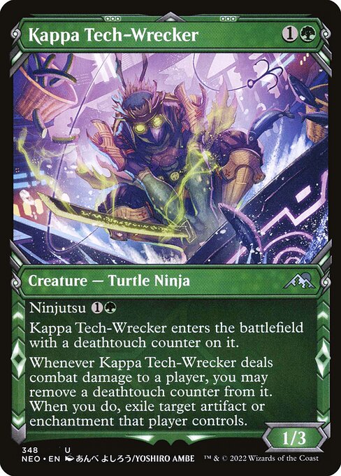 Kappa Tech-Wrecker (Showcase) - Kamigawa: Neon Dynasty