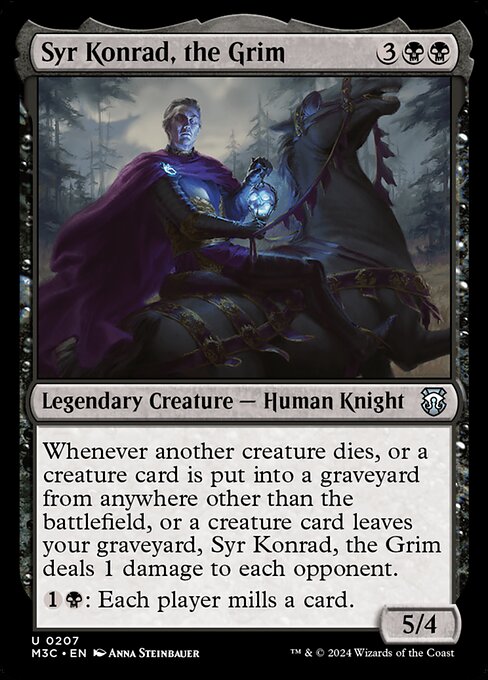 Syr Konrad, the Grim - Commander: Modern Horizons 3