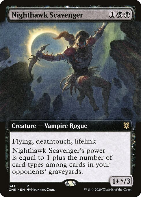 Nighthawk Scavenger (Extended Art) - Zendikar Rising