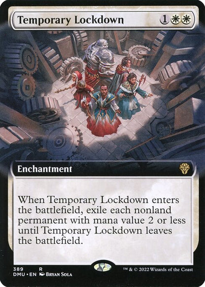 Temporary Lockdown (Extended Art) - Dominaria United