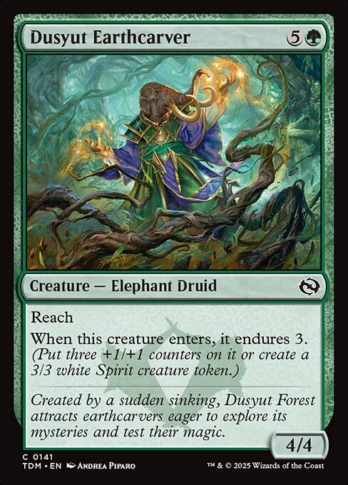 Dusyut Earthcarver (Foil) - Tarkir: Dragonstorm