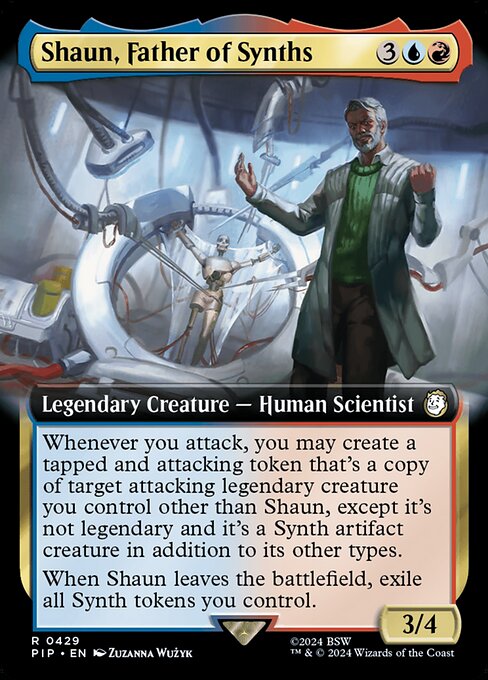 Shaun, Father of Synths (Extended Art) (Foil) - Universes Beyond: Fallout
