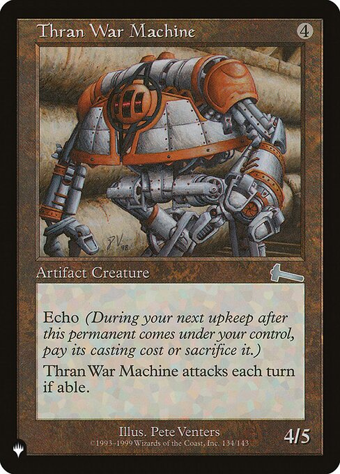 Thran War Machine - The List Reprints