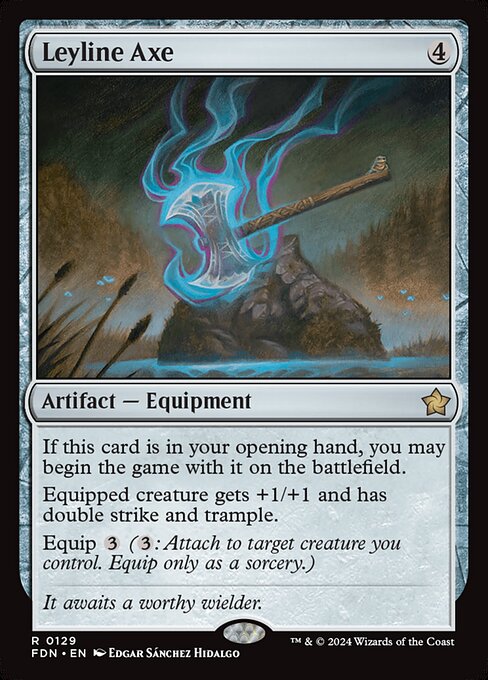 Leyline Axe (Foil) - Foundations