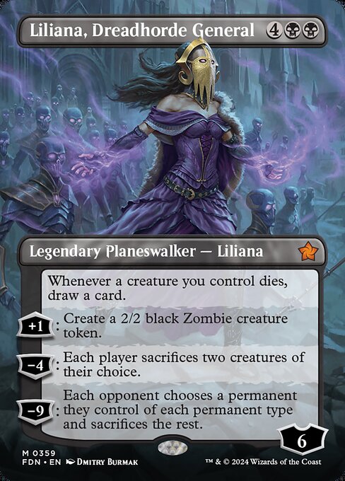 Liliana, Dreadhorde General (Borderless) - Foundations