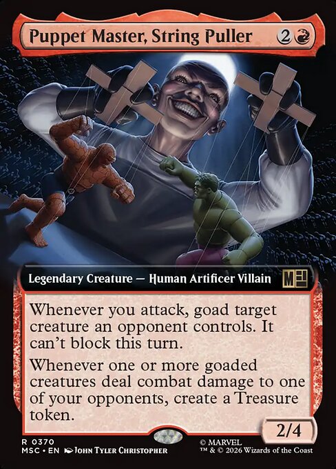 Puppet Master, String Puller (Extended Art) - Commander: Marvel Super Heroes