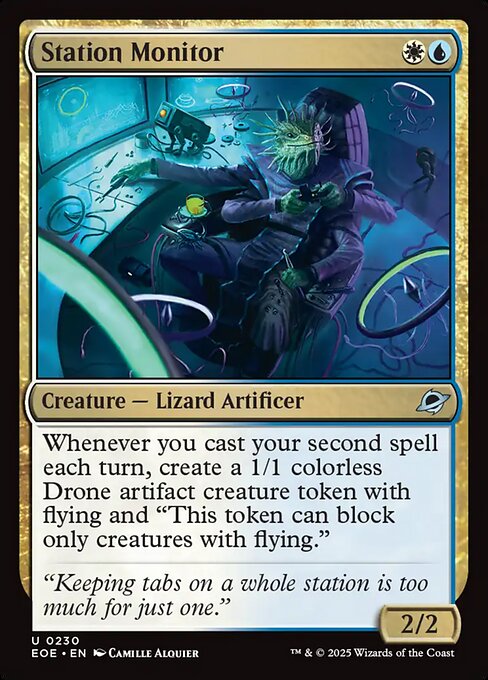 Station Monitor (Foil) - Edge of Eternities