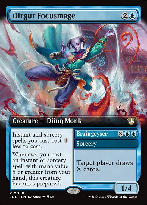 Dirgur Focusmage (Extended Art) - Commander: Secrets of Strixhaven