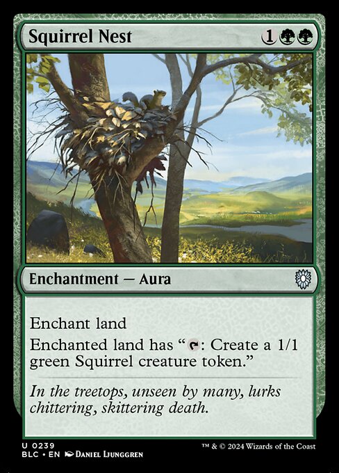 Squirrel Nest - Commander: Bloomburrow