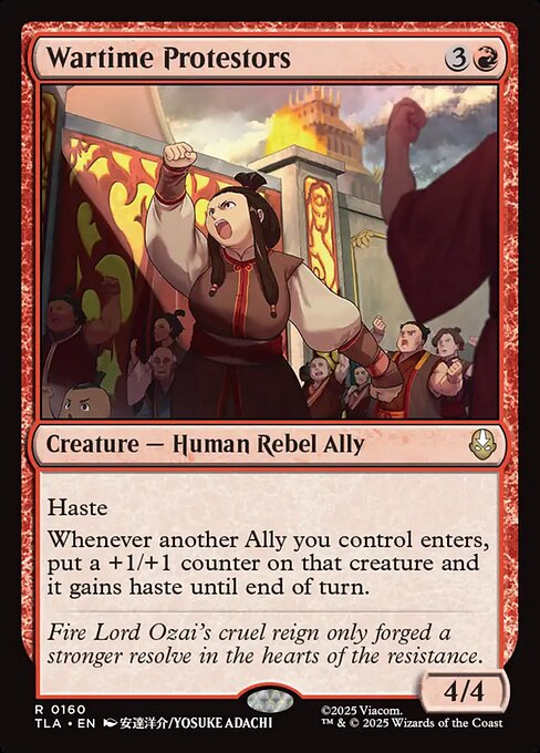Wartime Protestors - Avatar: The Last Airbender