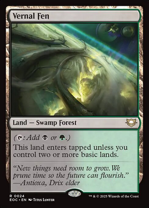 Vernal Fen - Commander: Edge of Eternities