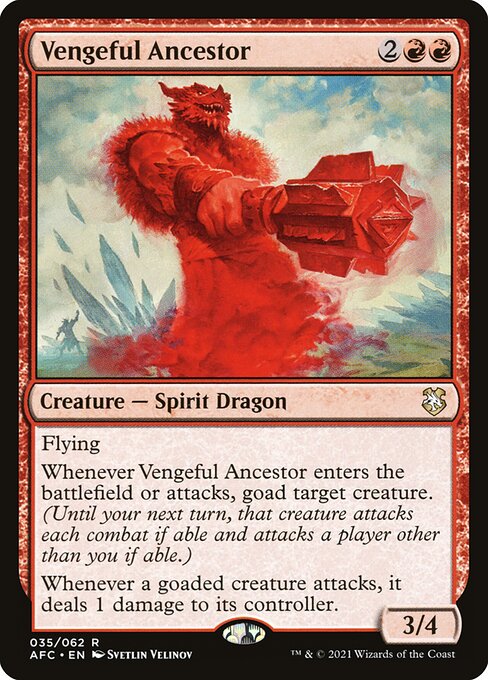 Vengeful Ancestor - Commander: Adventures in the Forgotten Realms