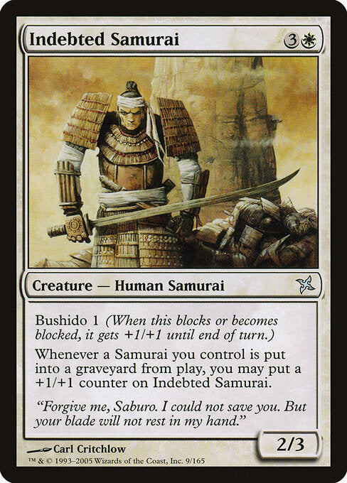 Indebted Samurai (Foil) - Betrayers of Kamigawa
