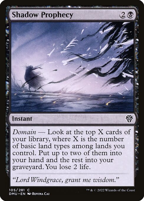 Shadow Prophecy - Dominaria United