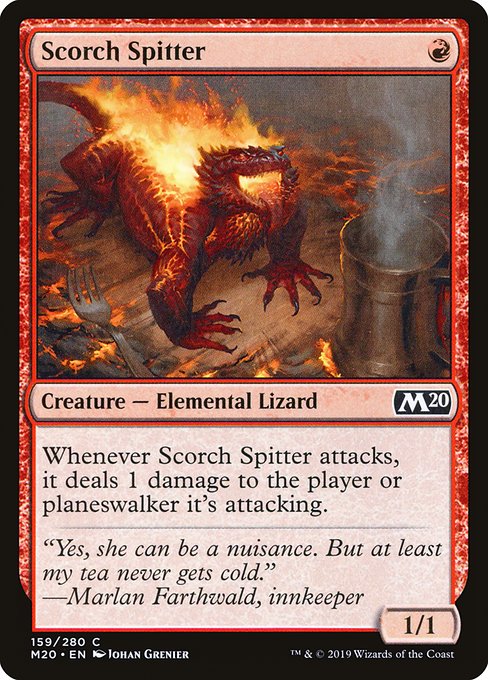 Scorch Spitter - The List