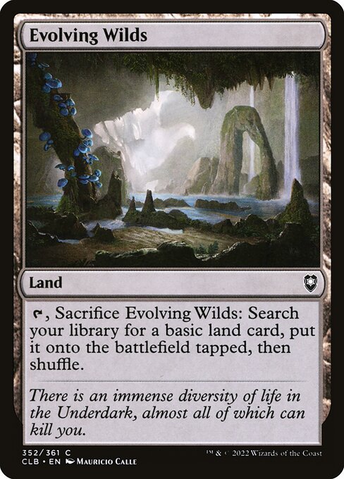 Evolving Wilds - Commander Legends: Battle for Baldur's Gate