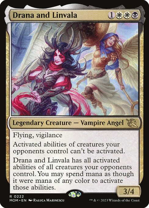 Drana and Linvala (Foil) - March of the Machine