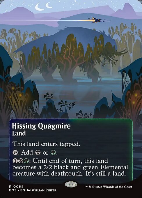 Hissing Quagmire (0064) (Borderless) - Edge of Eternities: Stellar Sights