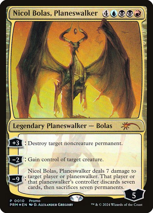 Nicol Bolas, Planeswalker - Unique and Miscellaneous Promos