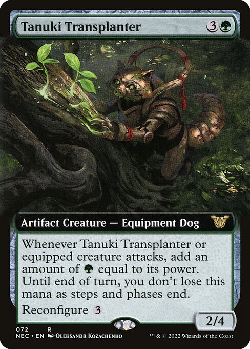 Tanuki Transplanter (Extended Art) - Commander: Kamigawa: Neon Dynasty