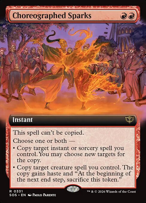 Choreographed Sparks (Extended Art) - Secrets of Strixhaven