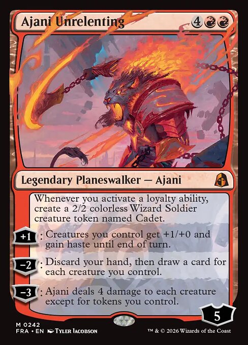 Ajani Unrelenting (Borderless) - Reality Fracture
