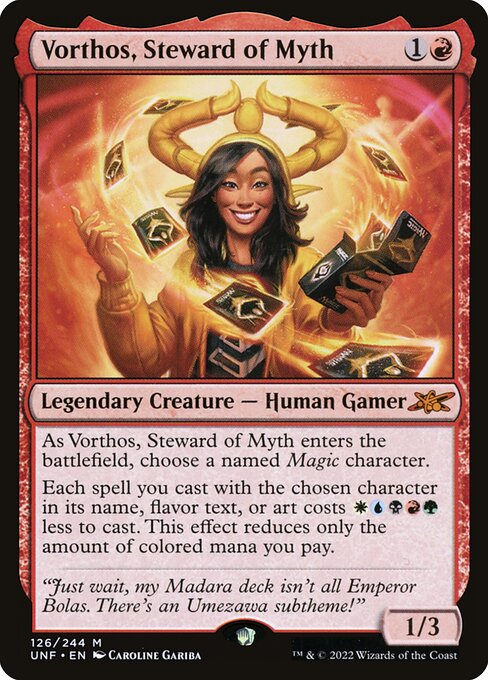 Vorthos, Steward of Myth (Foil) - Unfinity