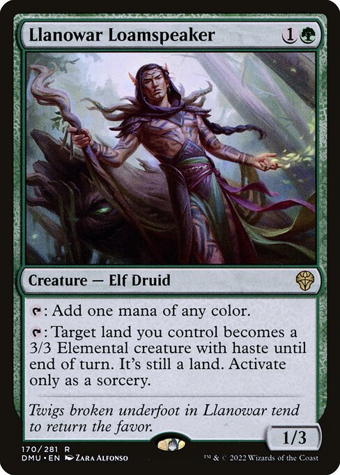 Llanowar Loamspeaker (Foil) - Dominaria United