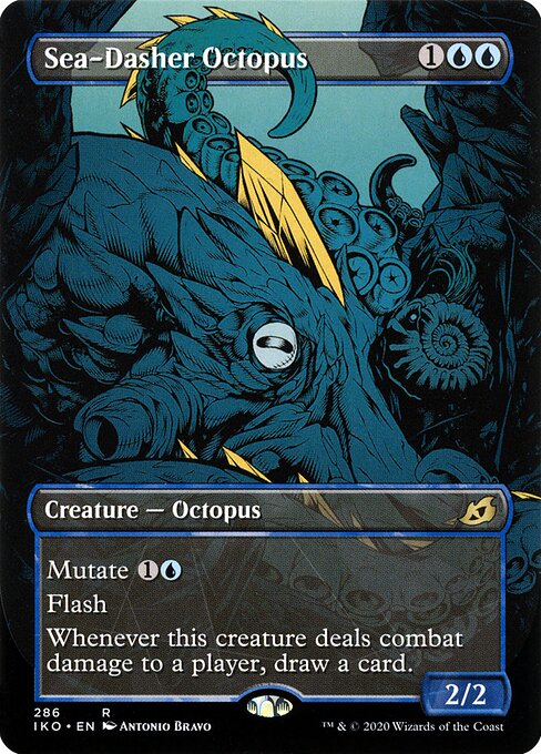 Sea-Dasher Octopus (Showcase) - Ikoria: Lair of Behemoths