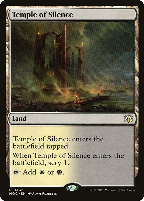 Temple of Silence - Commander: March of the Machine