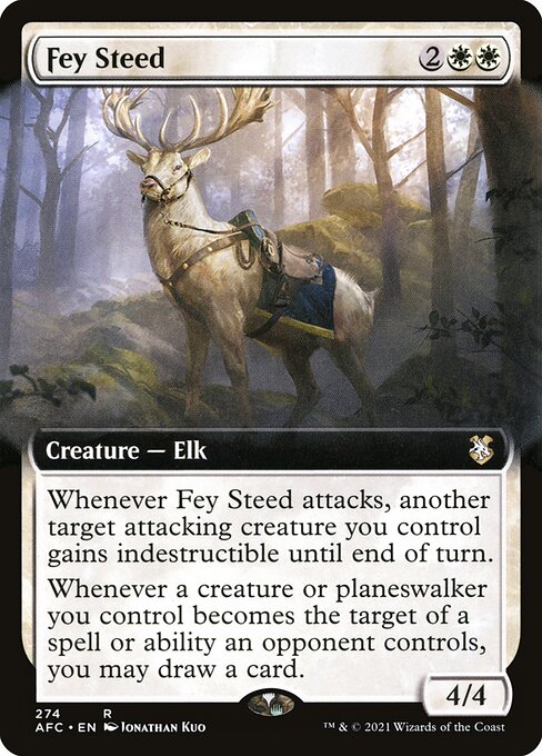 Fey Steed (Extended Art) - Commander: Adventures in the Forgotten Realms
