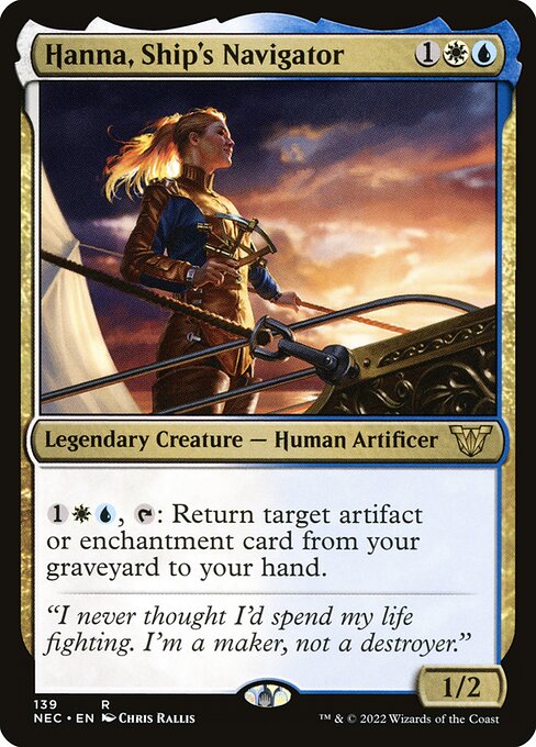 Hanna, Ship's Navigator - Commander: Kamigawa: Neon Dynasty