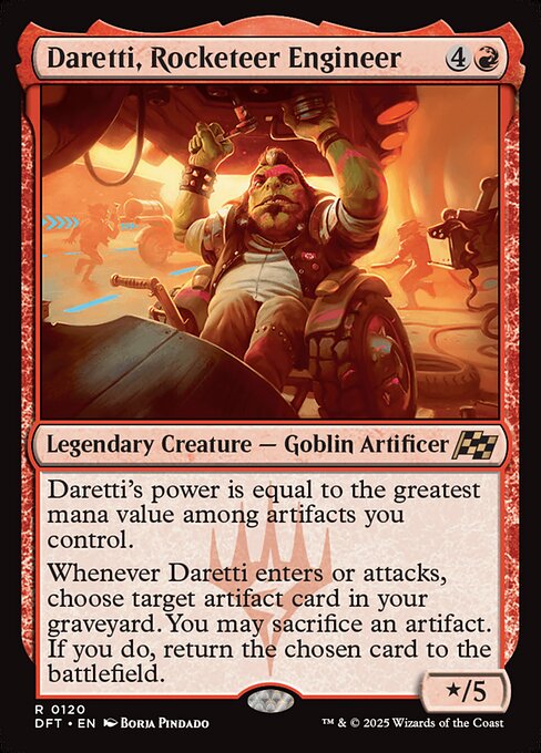 Daretti, Rocketeer Engineer (Foil) - Aetherdrift